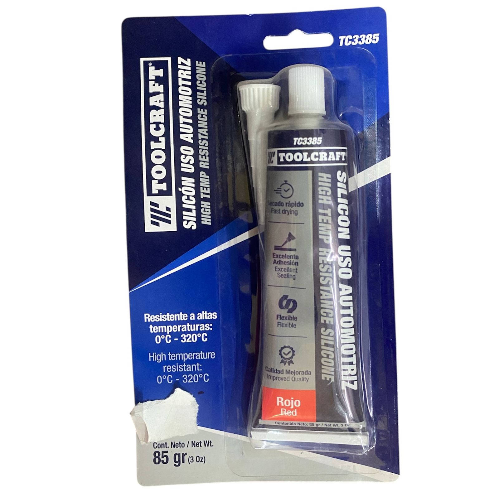 Silicon Rojo Automotriz 85gr